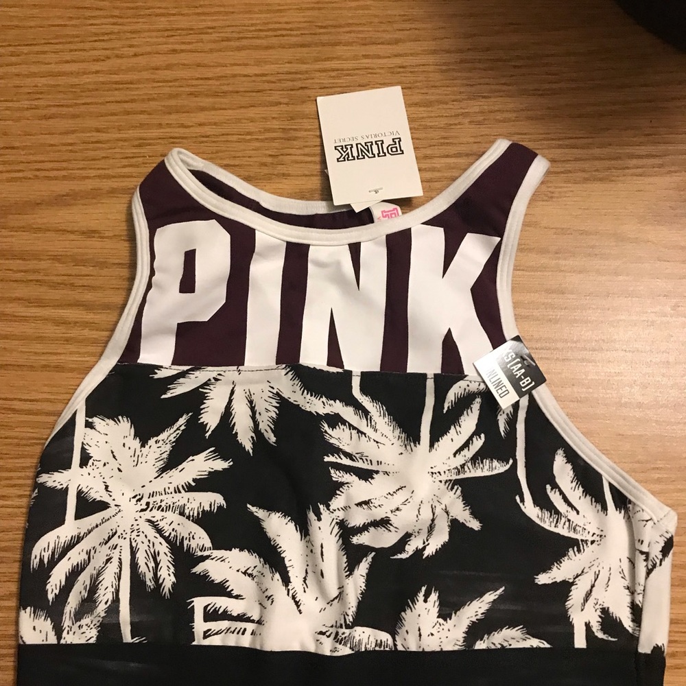 Victoria secrete pink crop top